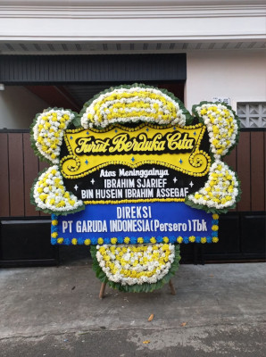 Papan Bunga Duka di Gunungbahagia